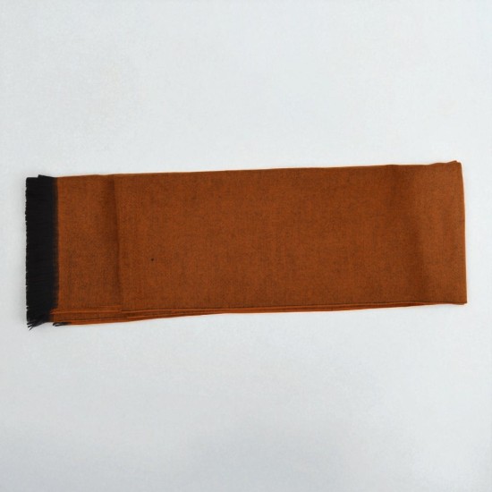 Kahverengi Saçaklı Kaşkol – 190x30 cm