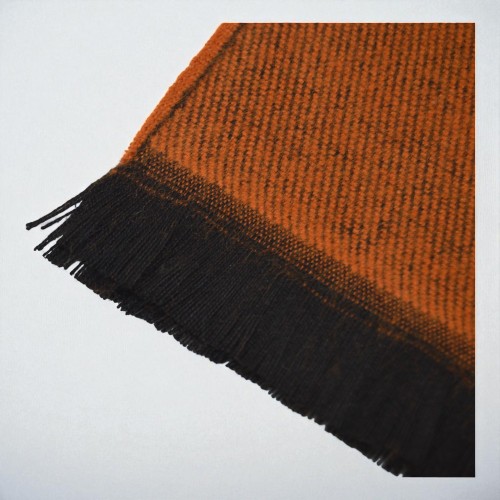 Kahverengi Saçaklı Kaşkol – 190x30 cm