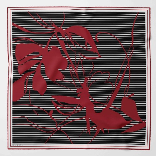 Zerafetim Dark Sanat Desen Exclusive Eşarp – Kırmızı