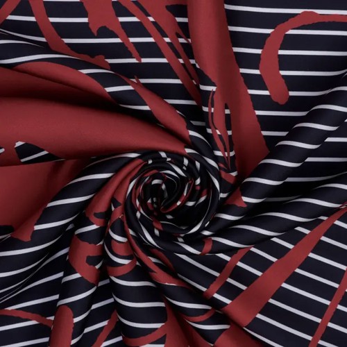 Zerafetim Dark Sanat Desen Exclusive Eşarp – Kırmızı