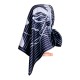 Zerafetim Blend Desen İpek Twill Eşarp – Siyah Mavi