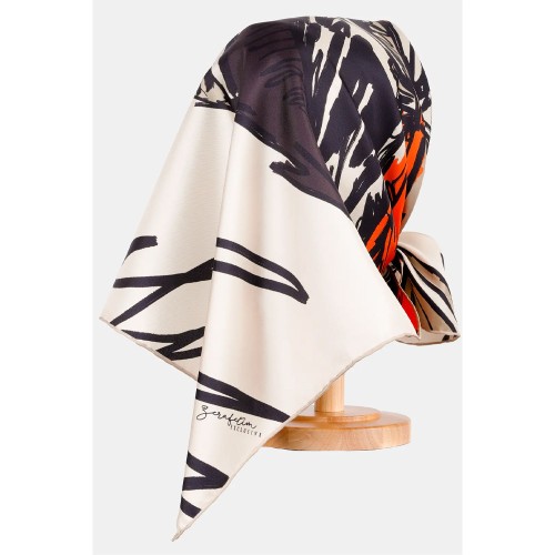 Zerafetim Moda Desen Exclusive Eşarp – Turuncu
