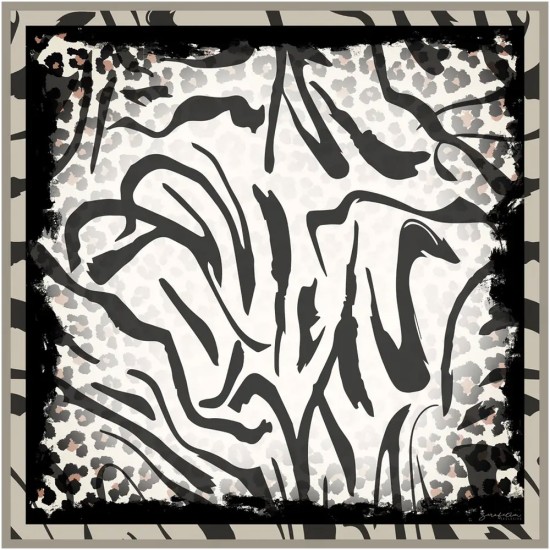 Zerafetim Zebra Desen Haki Exclusive Eşarp