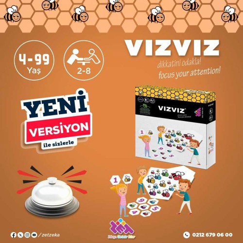 Vız Vız Zeka ve Dikkat Geliştirici Eğitici Oyun