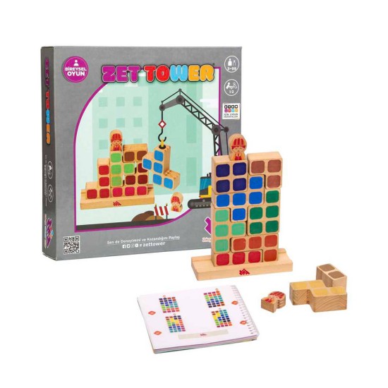 Zet Tower Küçük Mühendisler Zeka ve Akıl Oyunu Zet Tower Küçük Mühendisler Zeka ve Akıl Oyunu